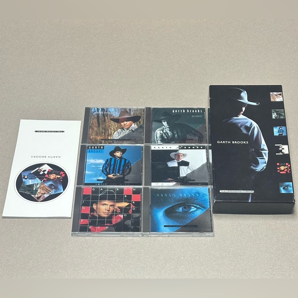 Garth Brooks The limited Series 6 Cd Collection 1989 thru 1992 and 1998